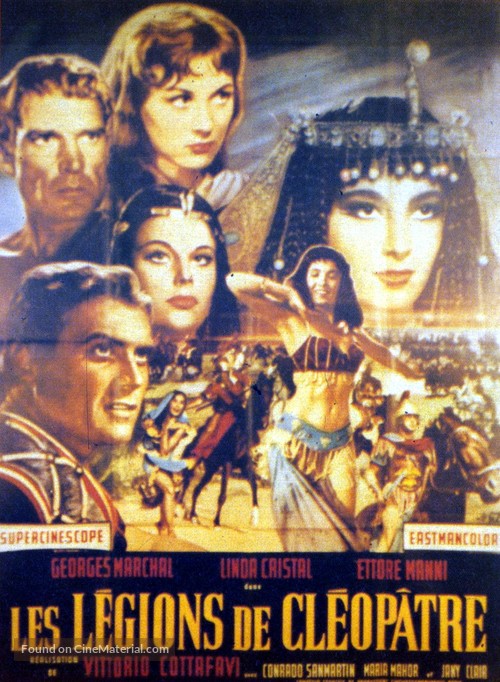 Le legioni di Cleopatra - French Movie Poster