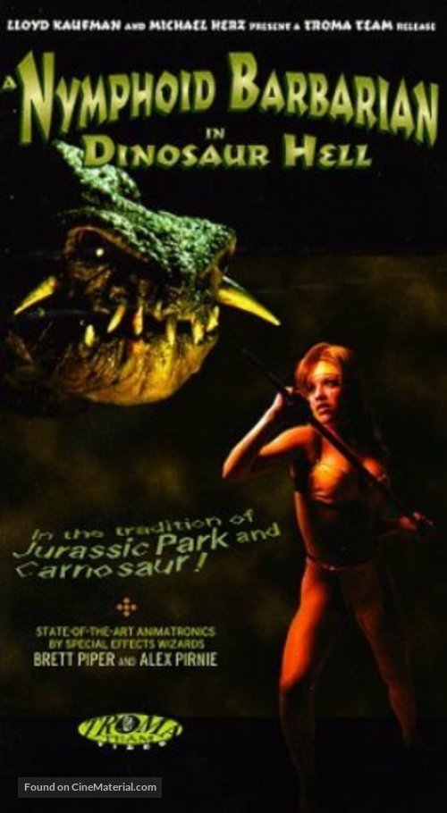 A Nymphoid Barbarian in Dinosaur Hell - Movie Cover