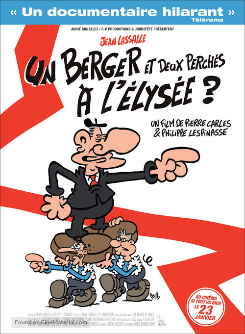 Un berger et deux perch&eacute;s &agrave; l&#039;Elys&eacute;e? - French Movie Poster