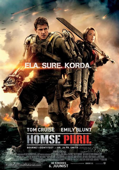 Edge of Tomorrow - Estonian Movie Poster