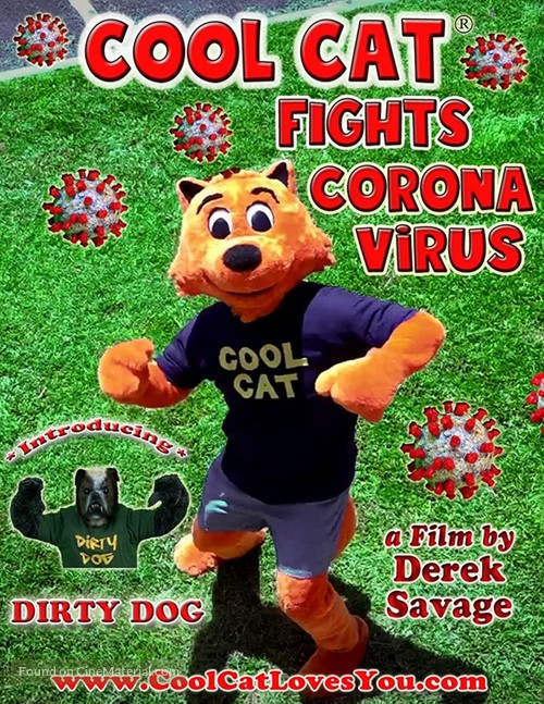 Cool Cat Fights Coronavirus - Movie Poster