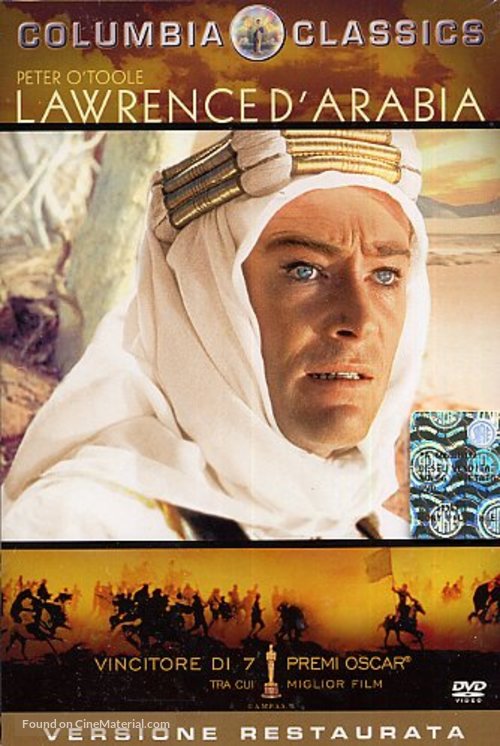 Lawrence of Arabia - Italian DVD movie cover