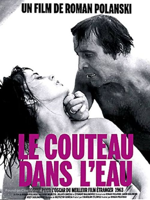 N&oacute;z w wodzie - French Movie Poster
