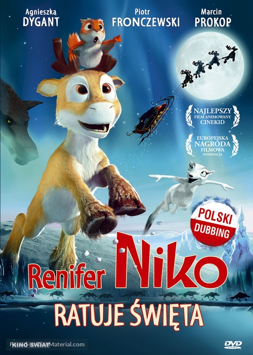 Niko - Lent&auml;j&auml;n poika - Polish DVD movie cover