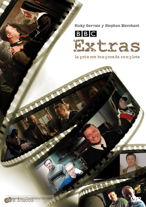 &quot;Extras&quot; - Spanish DVD movie cover