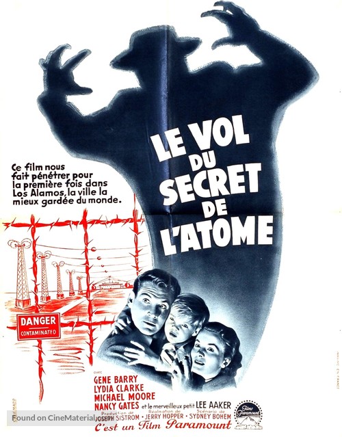 The Atomic City - French Movie Poster