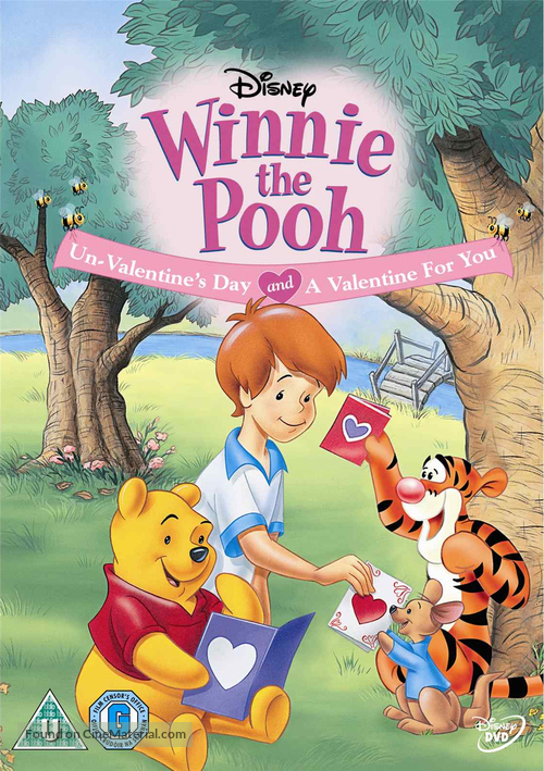 Winnie the Pooh: A Valentine for You - British DVD movie cover