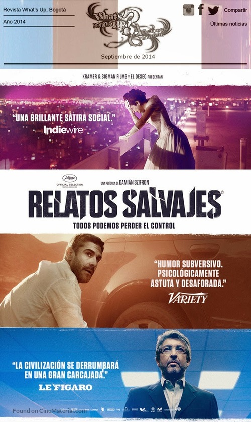 Relatos salvajes - Colombian Movie Poster