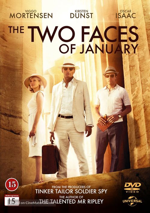 The Two Faces of January - Danish DVD movie cover