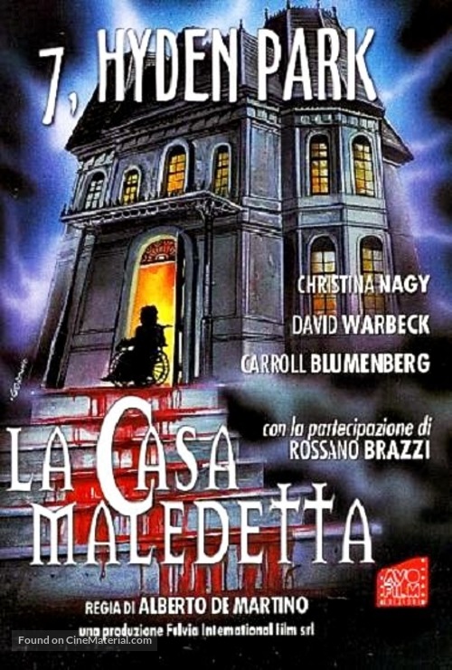 7, Hyden Park: la casa maledetta - Italian DVD movie cover