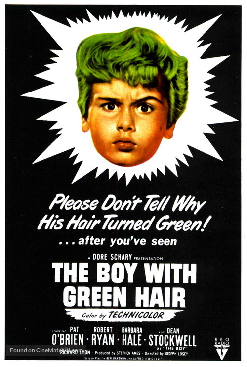 The Boy with Green Hair - Movie Poster