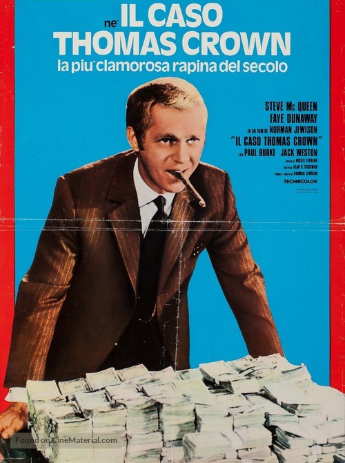 The Thomas Crown Affair - Italian Movie Poster