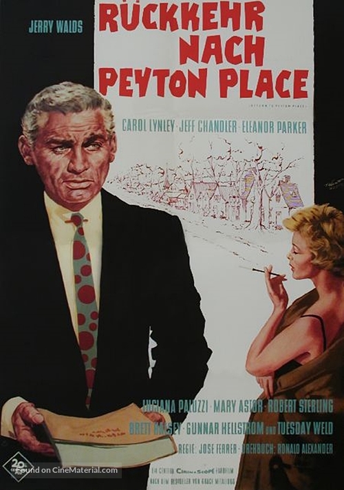 Return to Peyton Place - German Movie Poster