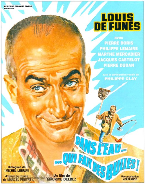 Dans l&#039;eau qui fait des bulles - French Movie Poster