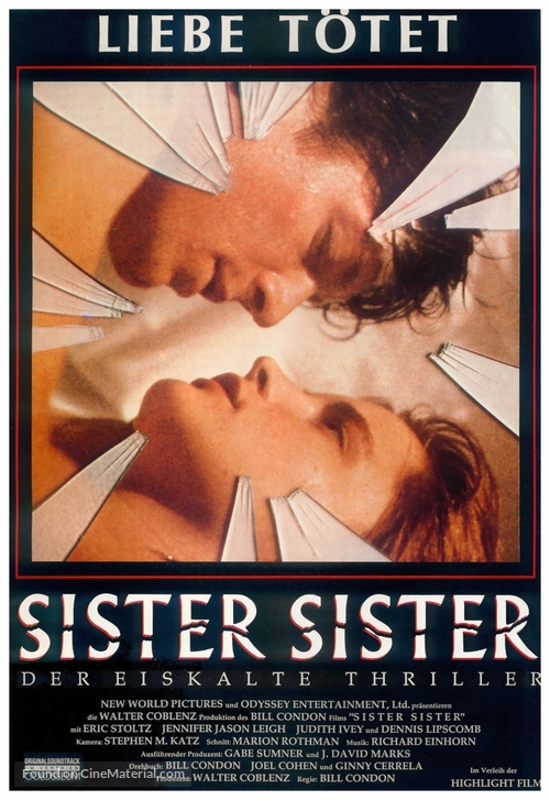 Sister, Sister - German Movie Poster