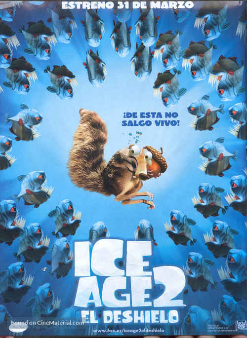 Ice Age: The Meltdown - Spanish poster