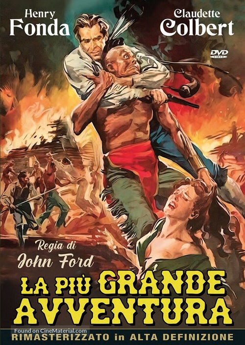 Drums Along the Mohawk - Italian DVD movie cover