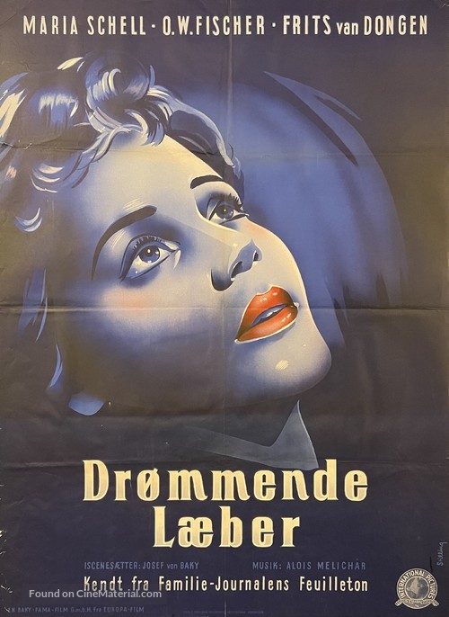 Der tr&auml;umende Mund - Danish Movie Poster