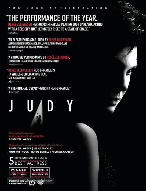 Judy - For your consideration movie poster