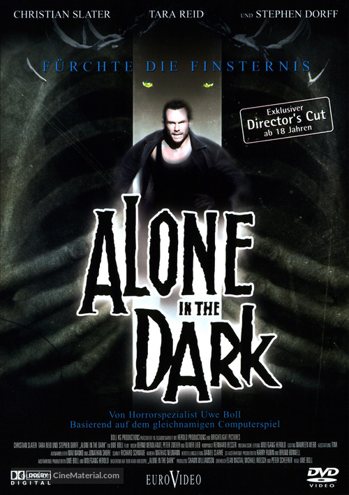 Alone in the Dark - German Movie Cover