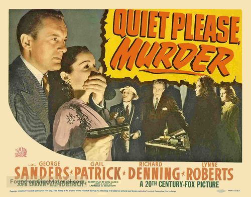 Quiet Please: Murder - Movie Poster
