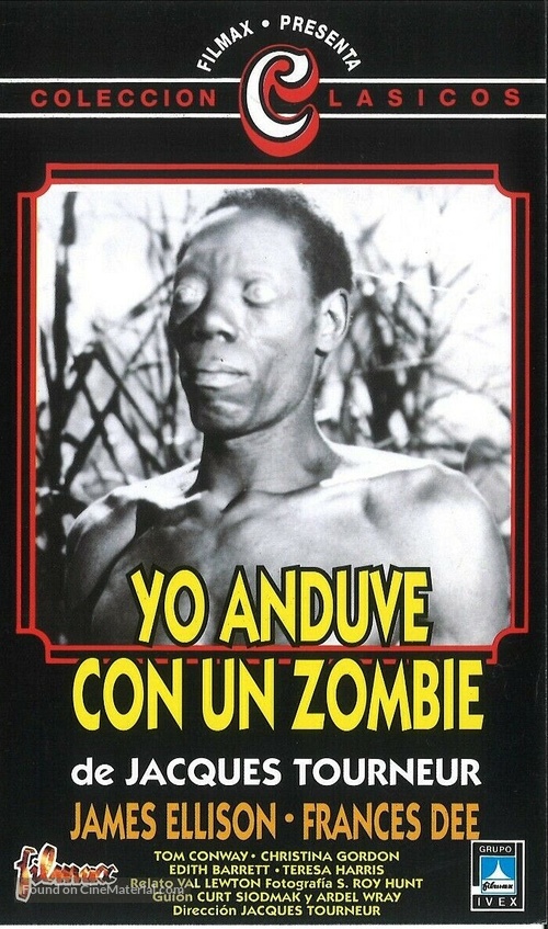 I Walked with a Zombie - Spanish VHS movie cover