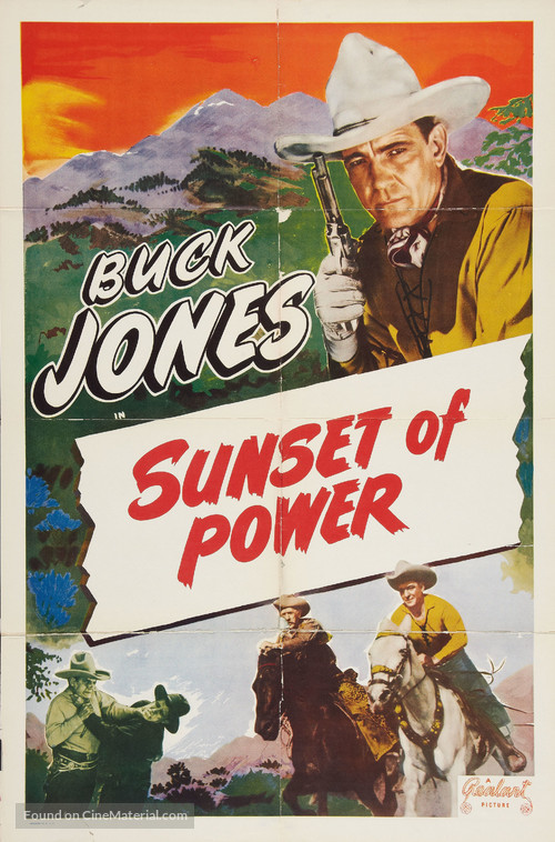 Sunset of Power - Re-release movie poster