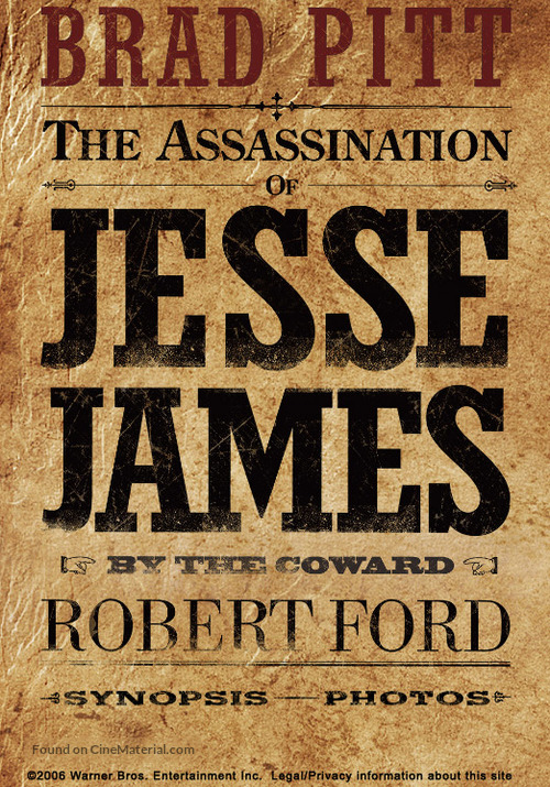 The Assassination of Jesse James by the Coward Robert Ford - Movie Poster