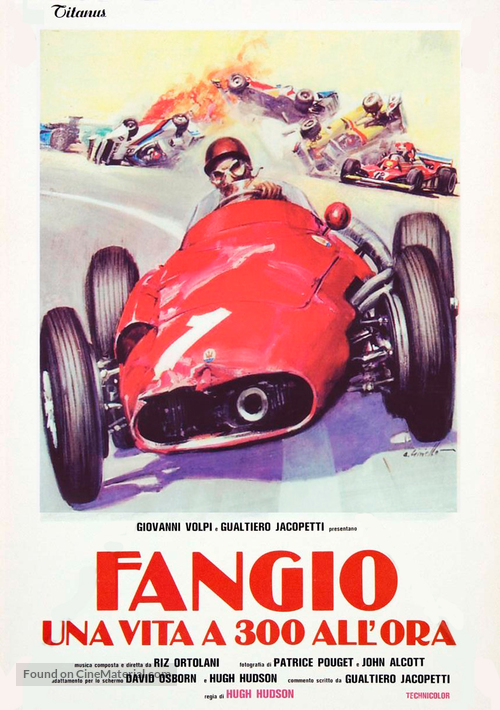 Fangio - Una vita a 300 all&#039;ora - Italian Movie Poster