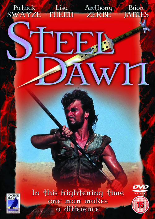 Steel Dawn - British DVD movie cover