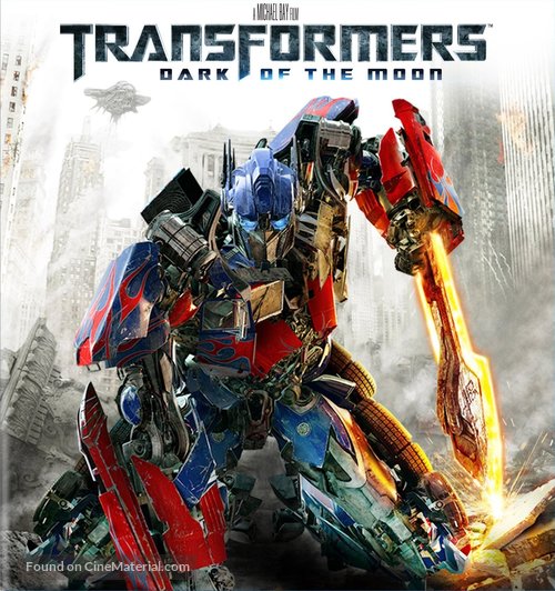 Transformers: Dark of the Moon - Blu-Ray movie cover