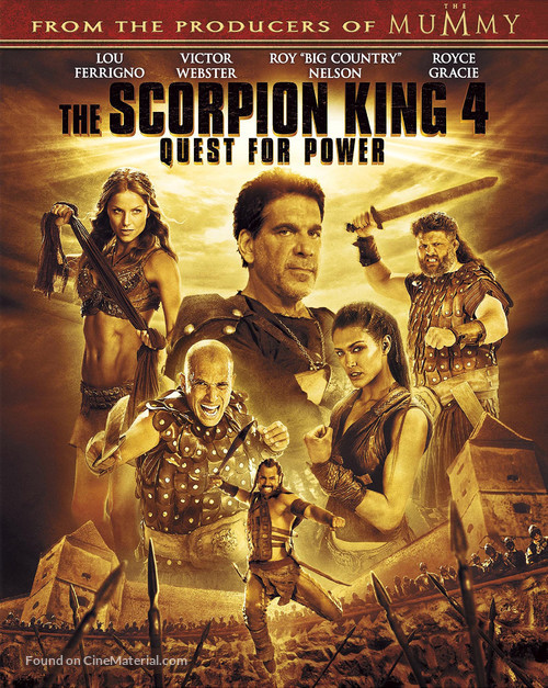 The Scorpion King: The Lost Throne - Blu-Ray movie cover