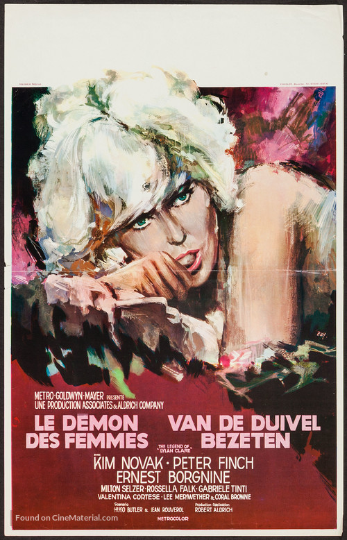 The Legend of Lylah Clare - Belgian Movie Poster