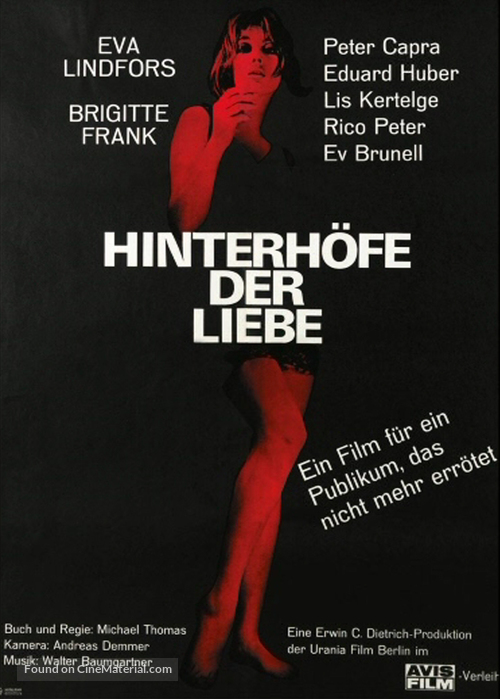 Hinterh&ouml;fe der Liebe - German Movie Poster