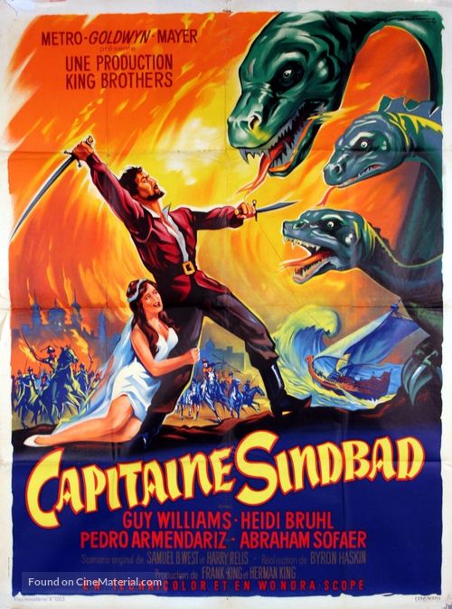 Captain Sindbad - French Movie Poster