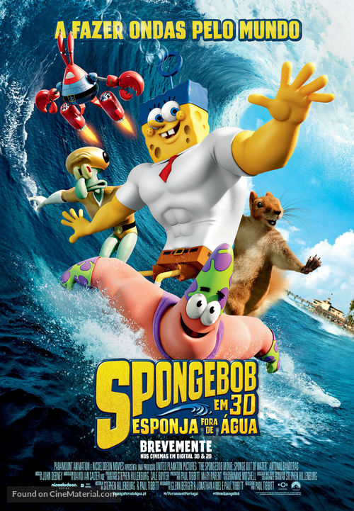 The SpongeBob Movie: Sponge Out of Water - Portuguese Movie Poster