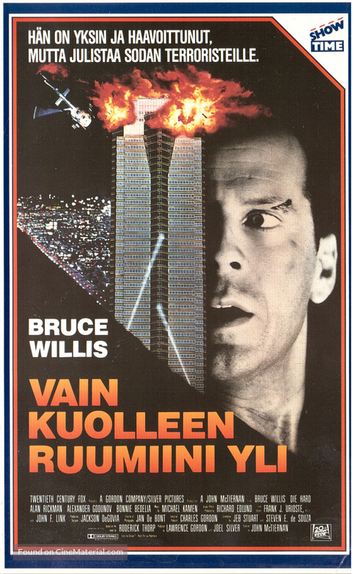 Die Hard - Finnish VHS movie cover