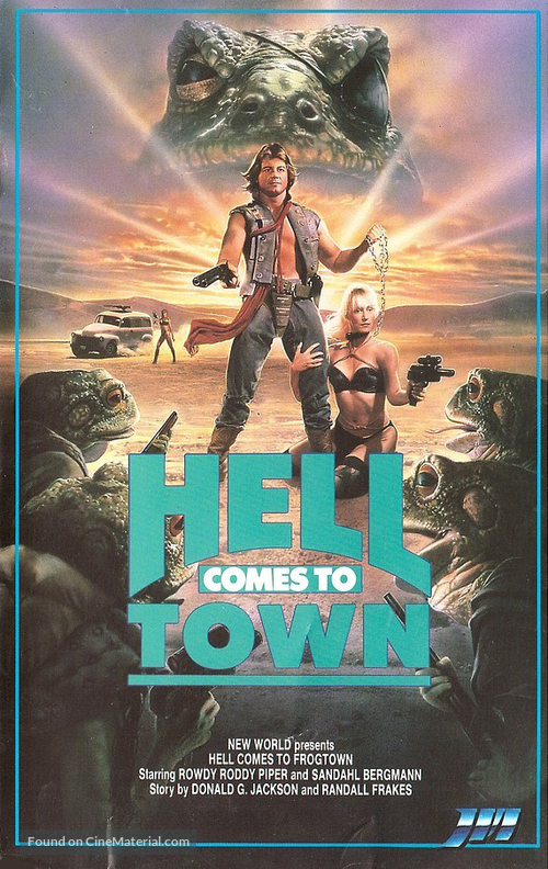 Hell Comes to Frogtown - Finnish Movie Cover
