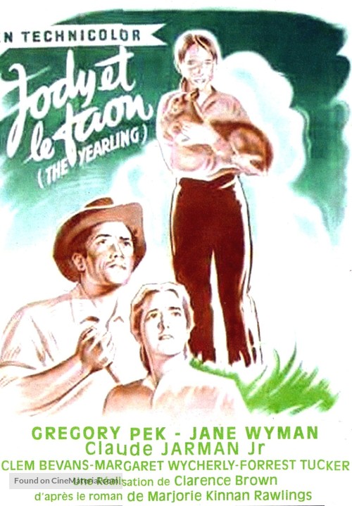The Yearling - French Movie Poster