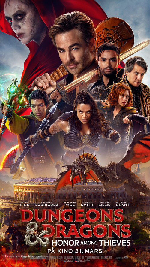 Dungeons &amp; Dragons: Honor Among Thieves - Norwegian Movie Poster