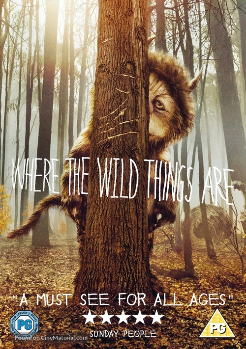 Where the Wild Things Are - British Movie Cover