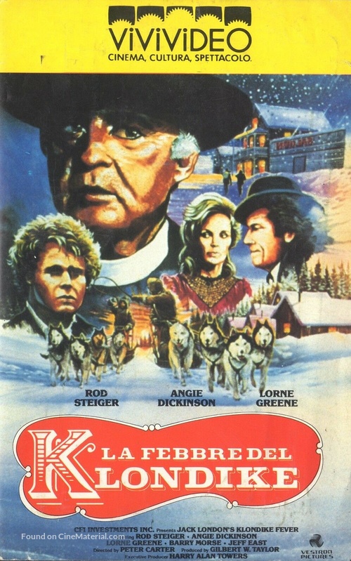 Klondike Fever - Italian VHS movie cover