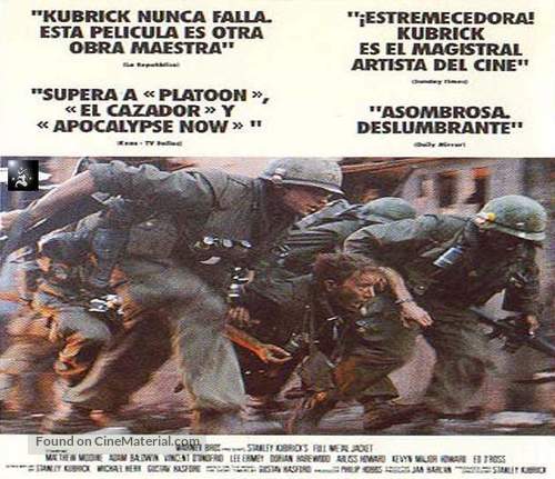 Full Metal Jacket - Spanish Movie Poster