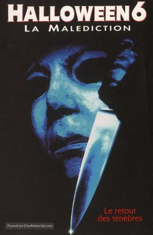 Halloween: The Curse of Michael Myers - French VHS movie cover