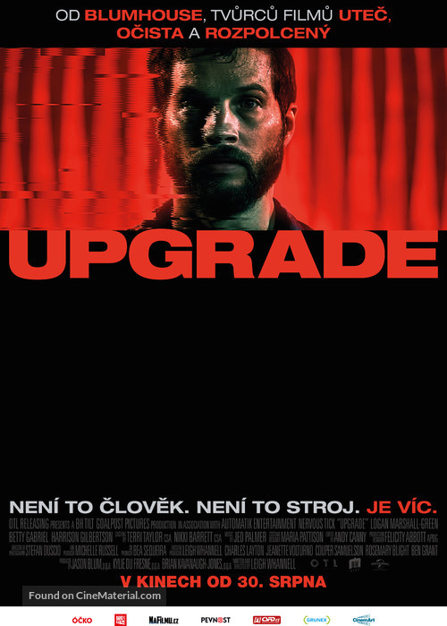 Upgrade - Czech Movie Poster