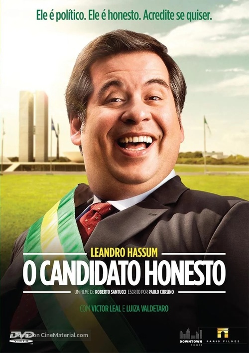 O Candidato Honesto - Brazilian DVD movie cover