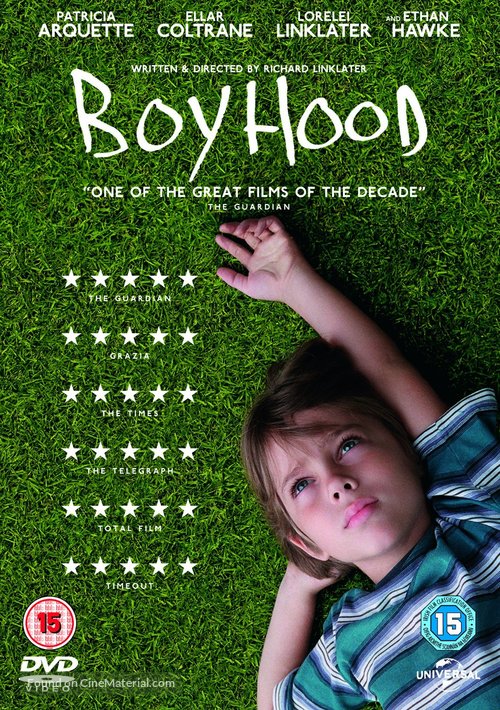 Boyhood - British DVD movie cover