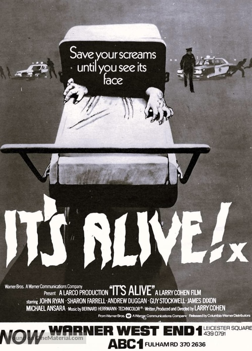 It&#039;s Alive - British poster