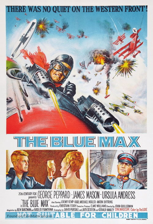 The Blue Max - Australian Movie Poster