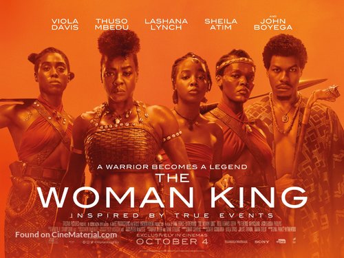 The Woman King - British Movie Poster